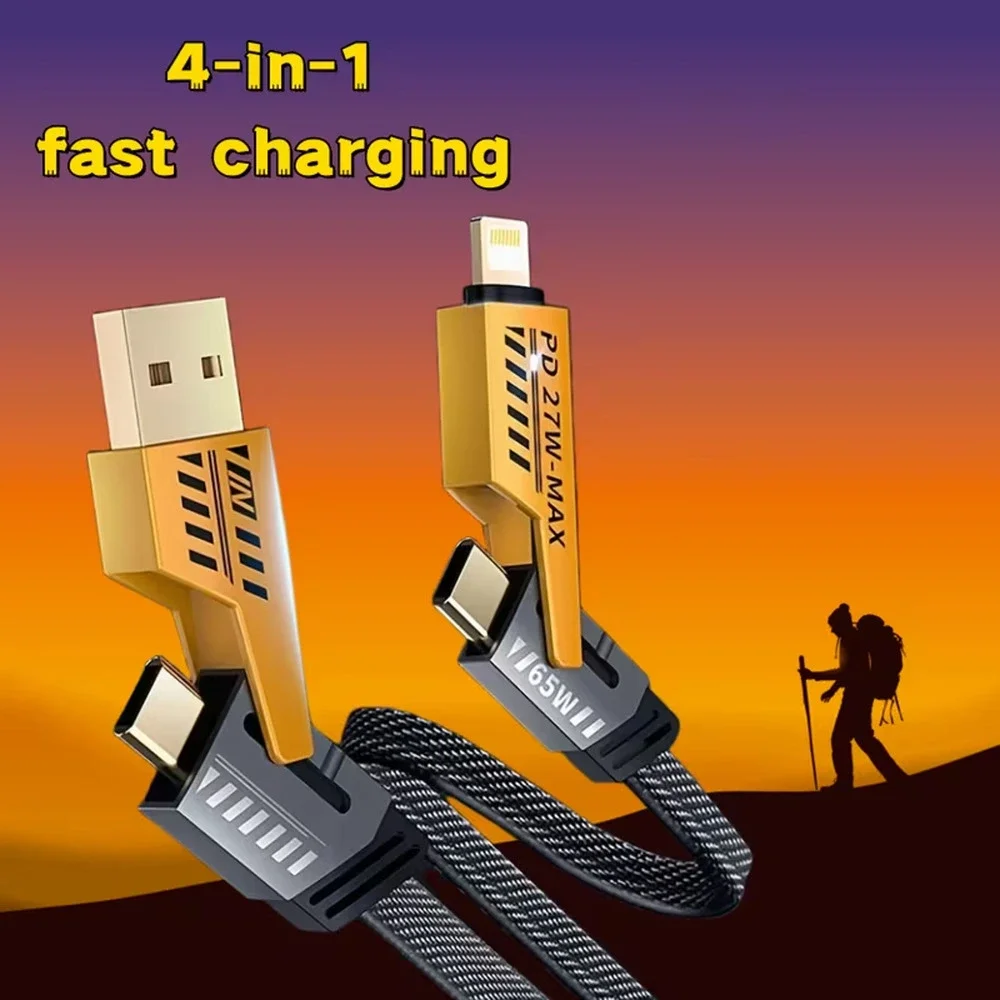 (4) -- 8 Port USB Super Fast Wall/Car Charger iPhone Samsung Android+ 48' Each